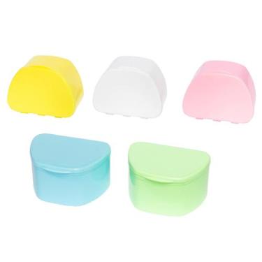 Imagem de Estojos para dentaduras PlastCare USA, pacote a granel com 30 unidades