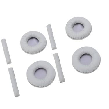 Imagem de Heayzoki Almofos de Ouvido de Substituição de 4pcs, Fones de Ouvido de Conforto de Espuma de Memória de Alta Densidade, Com Fácil Instalação, para PX200 PX200 II PX100 PX100 II PX80 PX90 (Cinza)
