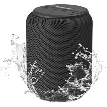 Imagem de TR0NSMART Alto-falantes Bluetooth, T6 Mini alto-falante ultra portátil de 15 W com 24 horas de reprodução, bons graves, IPX6 à prova d'água, Bluetooth 5.0, emparelhamento estéreo sem