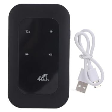 Imagem de Portátil WiFi Router 4G LTE Hotspot móvel de alta velocidade com Micro SIM Card Slot para a Ásia Sudeste Asiático África Oriente Médio 10 Usuários Connectivity Black