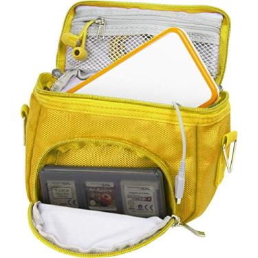 Imagem de Bolsa de viagem Orzly para consoles Nintendo DS (nova 2DS XG/3DS/3DS XL/New 3DS XL/Original DS/DS Lite/DSi/etc.) (Selecione a cor da bolsa abaixo...), Amarelo