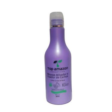Imagem de Mousse ativador e fixador de cachos 300ml-top amaz - TOP AMAZON, 300ml