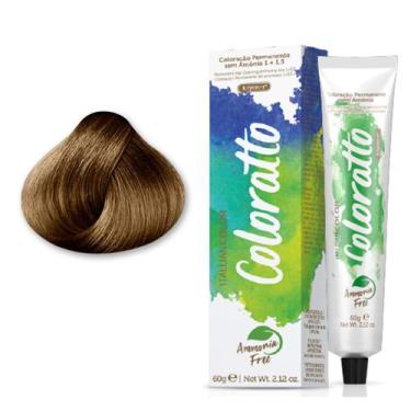 Imagem de Coloração Sem Amônia Coloratto Itallian Profissional 60g COR:8.0 Louro