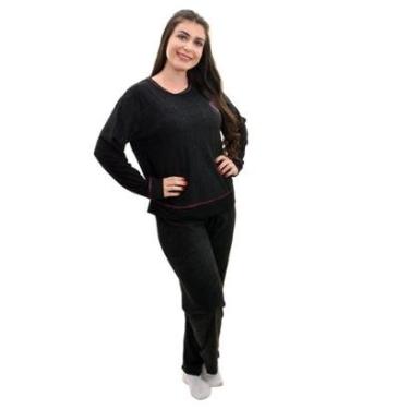Imagem de Pijama Classic Plush Feminino de inverno Victory-Feminino