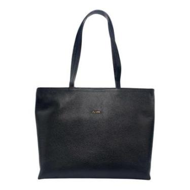 Imagem de Bolsa Classe Couro Legpitimo Feminina Shopping Bag Clássica 3036 Nocciola-Feminino