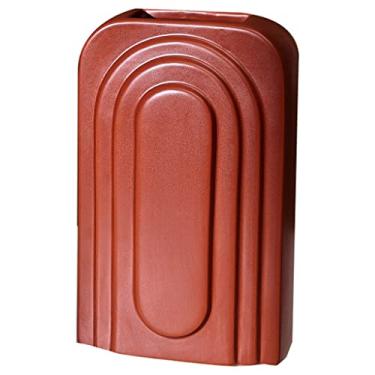 Imagem de Vasos de flores de cerâmica, vasos de cerâmica artística de 23 cm de altura para centros de mesa, vasos decorativos geométricos para decoração de casa, cornija, mesa, sala de estar, decoração de