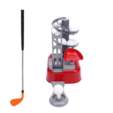 Imagem de Domary Jogos de Bola de Clubes Internos de Criança, Design Modular de Greve Dos Pés, Portátil de Brinquedos de Bola de Clube Infantil para Interação Infantil Dos Pais (Vermelho)