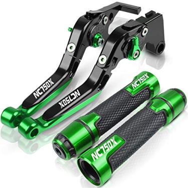 Imagem de Para Honda NC750X NC750 X NC 750X 2016 2017 2018 2019 Acessórios CNC Motocicleta Alavanca de Embreagem de Freio Ajustável Alça do Guiador Alavanca de Embreagem de Freio de Motocicleta (Cor: QYGX888 4)