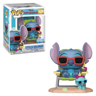 Imagem de Funko Pop Disney Lilo Stitch Premium Stitch Sunlounger 1639