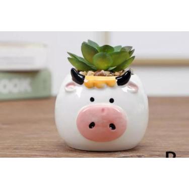 Imagem de Vaso de suculenta decorativo - Rose garden 