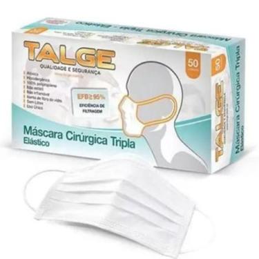 Imagem de Máscara tripla descartável 50 unidades - Talge