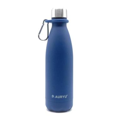 Imagem de Auryu Melhor garrafa de água de aço inoxidável com isolamento triplo da categoria, mantém as bebidas frias por até 24 horas e quentes por até 12 horas, à prova de vazamento, faz a diferença no mundo