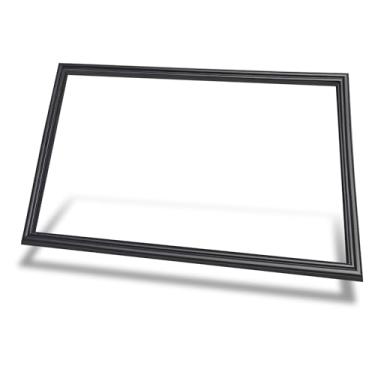 Imagem de Junta de porta de congelador de geladeira WR14X36194 atualizada compatível com GE peça de reposição de vedação de porta de geladeira WR14X10376 WR14X10370 WR14X31558-88 cm x 62,5 cm preto