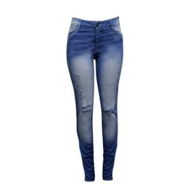 Imagem de Calça Traxart Jeans Destroyed Feminina-Feminino