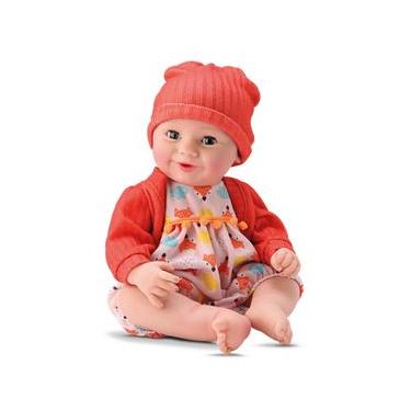 Imagem de Boneca Bebê Newborn Collection Chupeta e Body - Divertoys