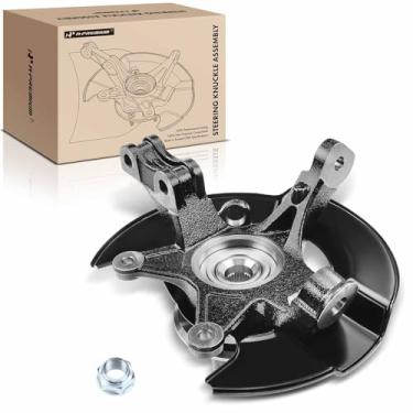 Imagem de A-Premium Junta de direção dianteira e conjunto de cubo de rolamento de roda compatível com Honda Pilot 2003-2004 V6 3,5L, lado direito do passageiro, substituição # 51211S3VA01, 45255S9VA00, 44600S0XA00