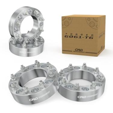 Imagem de Customadeonly Adaptadores de roda 8 x 180 a 8 x 170 (cubo a roda) 14 x 1,5 pinos (4 peças de 5 cm de espessura) permitem cubos de 8 x 180 para montar rodas 8 x 170