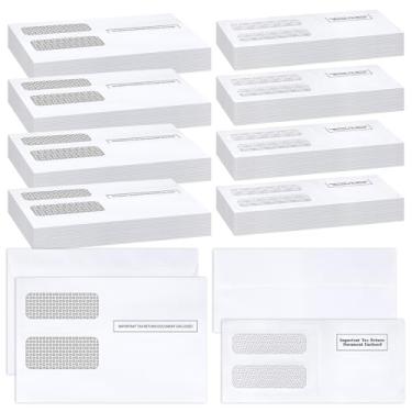 Imagem de Humyoun Conjunto de 200 envelopes fiscais 1099 inclui 100 envelopes 1099 Nec e 100 1099 envelopes diversos R & Div e formulários a laser Int com recursos de segurança para uso empresarial Cpa