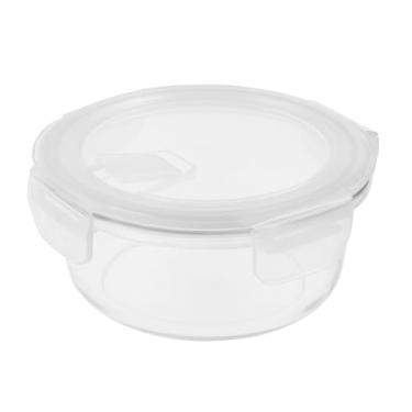 Imagem de Pote Hermético de Vidro com Tampa, 650 ml, Recipiente de Armazenamento de Alimentos