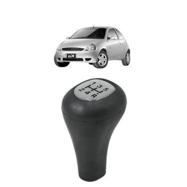 Imagem de Manopla Bola de Câmbio Ka Até 2007 - Cinza Resinado Prata