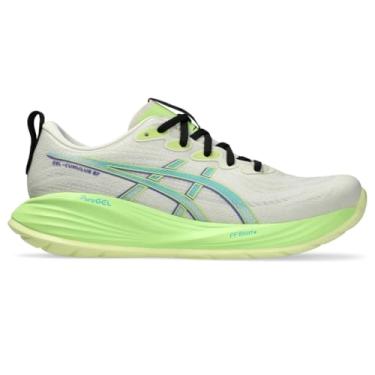 Imagem de ASICS Tênis de corrida masculino Gel-Cumulus 27, Verde vidoeiro/limão, 39