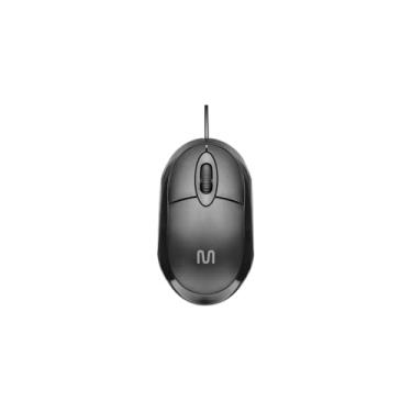 Imagem de Mouse Óptico Com Fio USB, Preto, Sensor Óptico, 7 Botões, RGB, 1,5m Cabo, 131g, Modelo EMW130