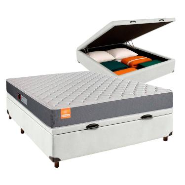 Imagem de Cama Box Bau + Colchão Casal D23 Pro Inducol