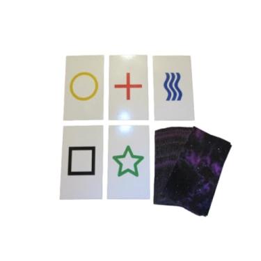 Imagem de Low Cost Sales Online 1PK E02C Zener Style UnMARKED ESP Testing Cards - não marcado - não é um truque de mágica