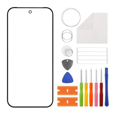 Imagem de Duotipa Conjunto de reparo de vidro frontal de 16.0 cm para Google Pixel 10 com adesivo OCA incluindo kit de ferramentas, sem tela LCD e digitalizador sensível ao toque