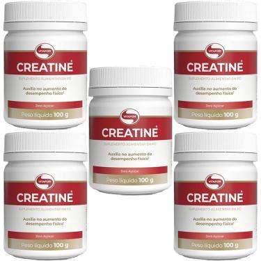Imagem de Kit 5X Creatine Monohidratada - 100g - Vitafor-Masculino