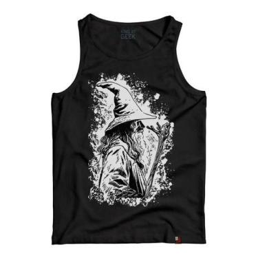 Imagem de Camiseta Regata Gandalf Hobbits Filme O Senhor Dos Anéis - King of Gee