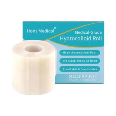 Imagem de Curativos Hidrocoloidais Autoadesivos Grandes De 360/500cm Para Cuidad