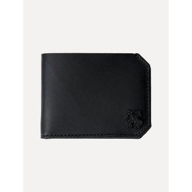 Imagem de Carteira John John Masculina Couro Joshua Key Metal Preta-Masculino