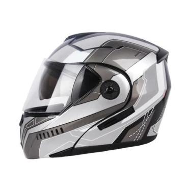 Imagem de Capacete De Motocicleta Unissex De Rosto Inteiro 2024, Capacete Modula