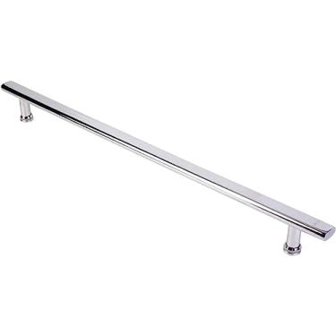 Imagem de BAZAC Puxador de vidro para porta de chuveiro de aço inoxidável, maçanetas de porta de banheiro peças de substituição de trilho barra de toalha puxadores de porta de vidro de um lado - 600 mm