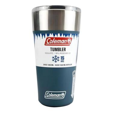 Imagem de Coleman Copo Termico De Cerveja Inox Com Abridor Azul 600Ml