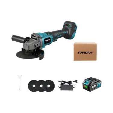 Imagem de Esmerilhadeira Angular Sem Escova De 125mm, 20000RPM, Sem Fio, Ferrame