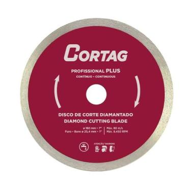 Imagem de Disco De Corte Diamantado Profissional Plus 180mm Cortag.