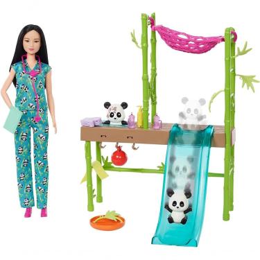 Imagem de Barbie Playset Cuidados E Resgate Do Panda - Mattel Hkt77