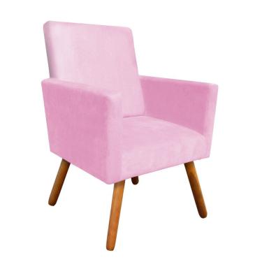 Imagem de Poltrona Nina Castanho Rosa Bebê