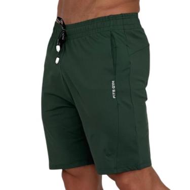 Imagem de Bermuda Masculina Fits Gym Comfort Em Poliamida Fitness, Verde garden,