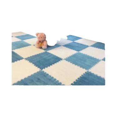 Imagem de Tapete De Brincar Infantil De Pelúcia Macia 30x30CM, Tapete De Quebra-