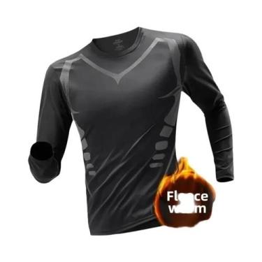 Imagem de Conjunto Térmico Masculino De Inverno Com Pelúcia Para Camada Base, Se