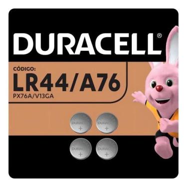 Imagem de Pilha Moeda Lr44 / A76 Duracell Com 4 Unidades