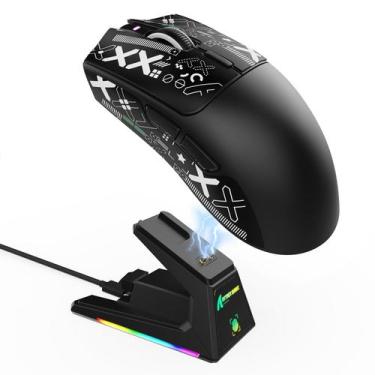 Imagem de Mouse para jogos sem fio ultraleve ATTACK SHARK X1 40000DPI RGB