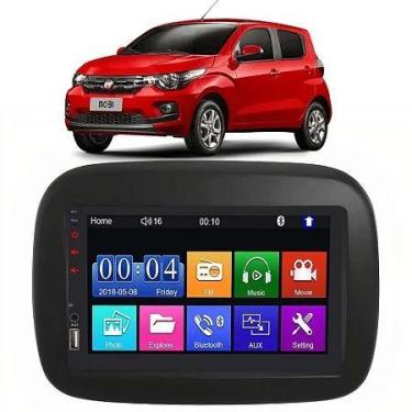 Imagem de Kit Multimídia Mobi 2017 até 2023 7 Pol Mp5 Bt Usb Radio SD Espelhamen
