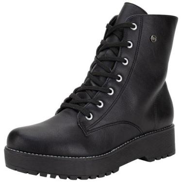 Imagem de Bota feminina coturno via marte 004001, Preto 01, 38