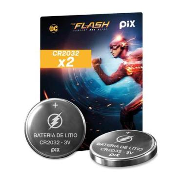 Imagem de Pilha Moeda Cartela Com 2 Baterias Cr 2032 Cr2032 3v Lithium - PIX