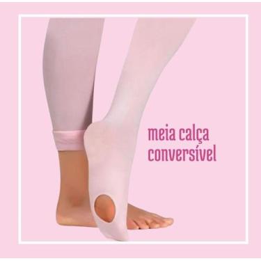 Imagem de Meia calçaconveesivel bailarina feminino - Damili kids