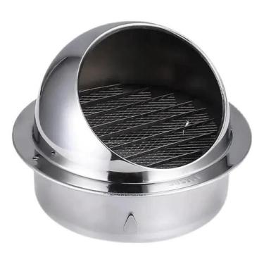 Imagem de Grelha Tampa Ventilação Exaustor Grade C/ Tela Inox Ar 150Mm - Pool, P